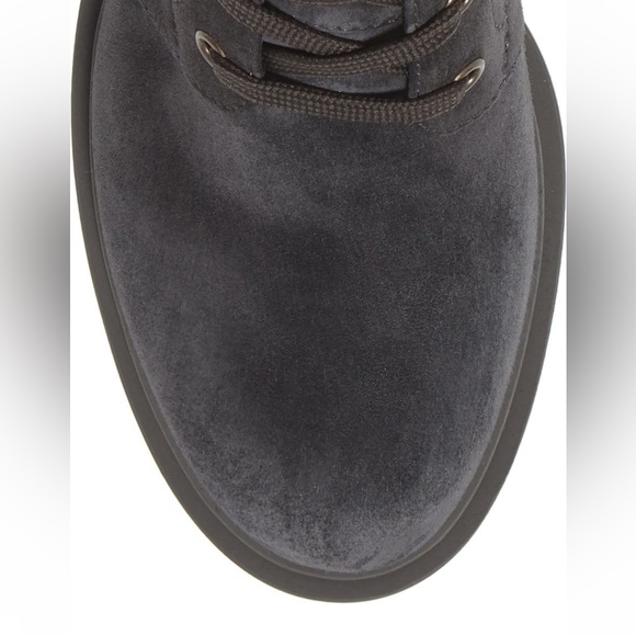 Gianvito Rossi Foster Combat Suede Ankle Boots - Picture 5 of 7